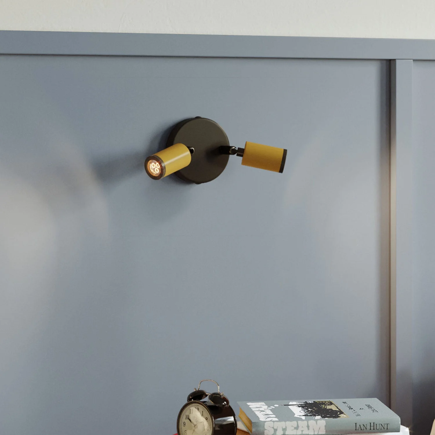 Fermaluce mit 2 schwenkbaren Mini-Spotlights GU1d0 â Senfgelb - Image 3