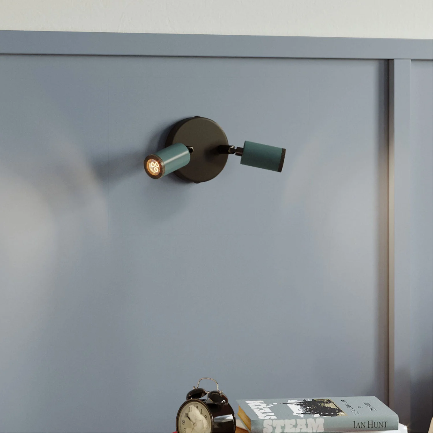 Fermaluce mit 2 verstellbaren Mini-Spots GU1d0 – Petrol - Image 3