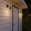 Fermaluce Modulair ELEGANT mit L-Erweiterung, Baldachin und Lampenfassung IP65 wasserdicht – Schwarz - Image 2