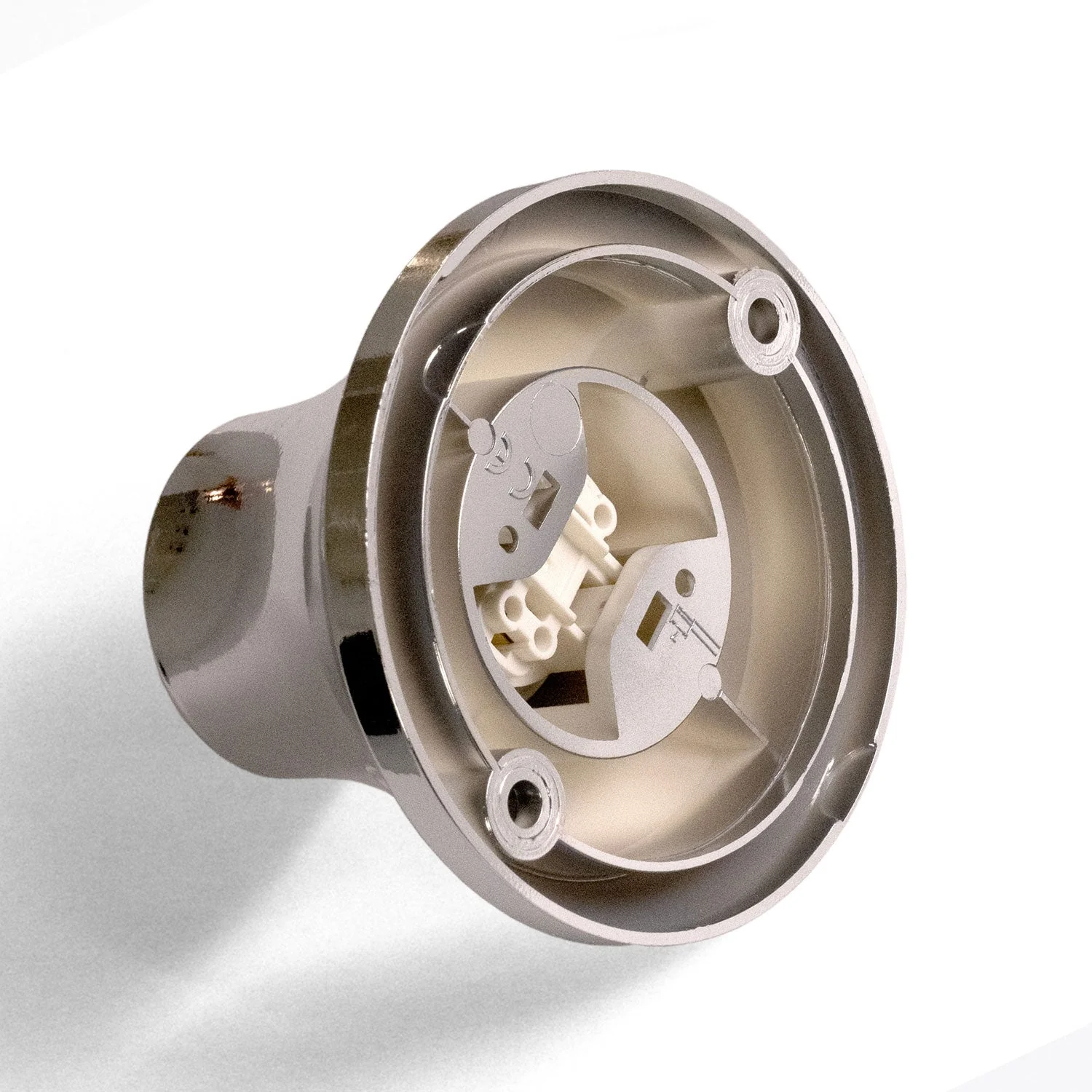 Fermaluce Vintage, metallisierter Lichtpunkt für Wand oder Decke – Chrom - Image 3