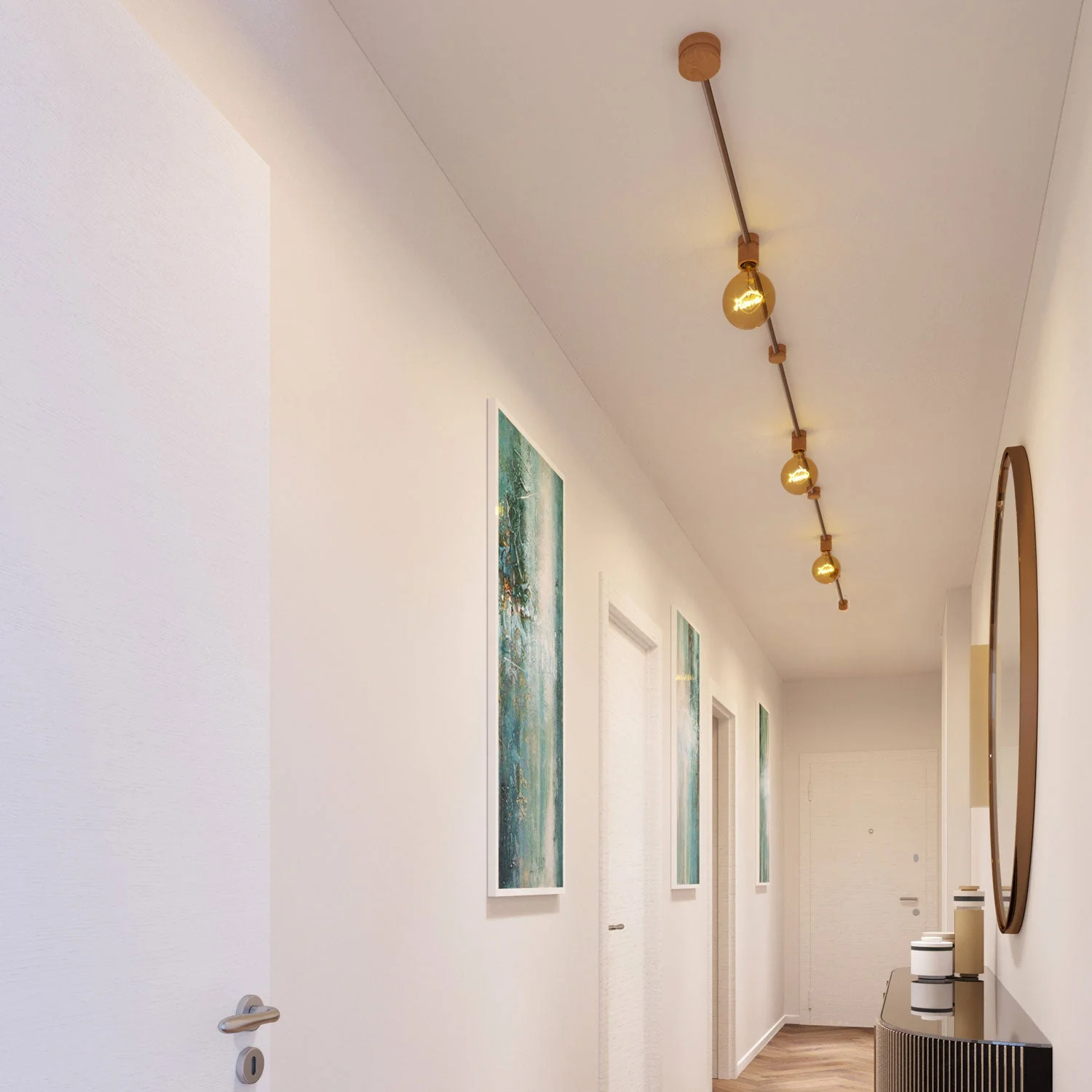 Filé Linear-System Kit – mit 5 m CM27-Kabel für Lichterkette und 7 Holzelementen für den Innenbereich - Image 2