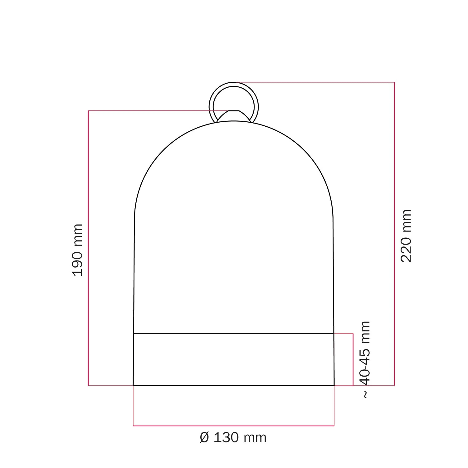 Lampenschirm Campana Mini XS zweifarbig aus Keramik Weiß und Hellblau, Kollektion Materia – Made in Italy - Image 4