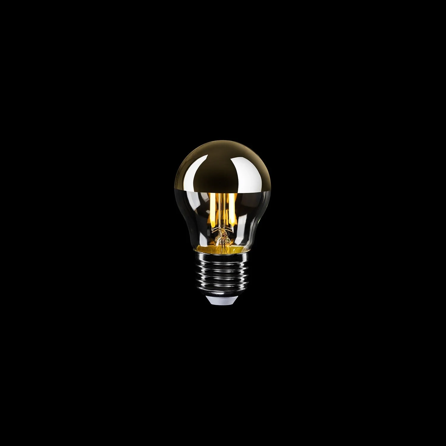 Glühbirne LED Halbkugel Gold Mini-Globe G45 4,8W 380Lm E27 2700K Dimmbar - A13 - Image 2