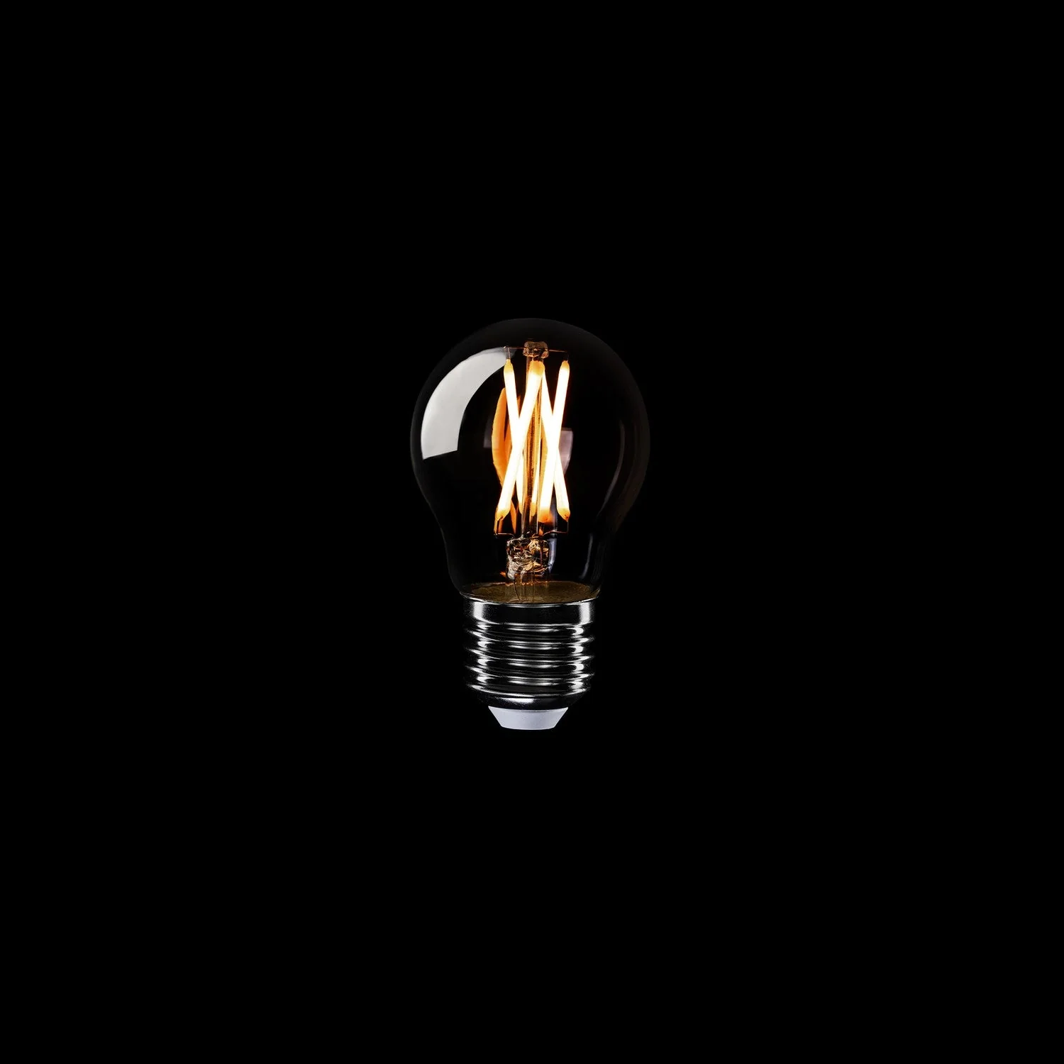 Glühbirne LED mit gekreuztem Filament Mini-Globe G45 4,8W 400 lm E27 2200K dimmbar - X01 - Image 2