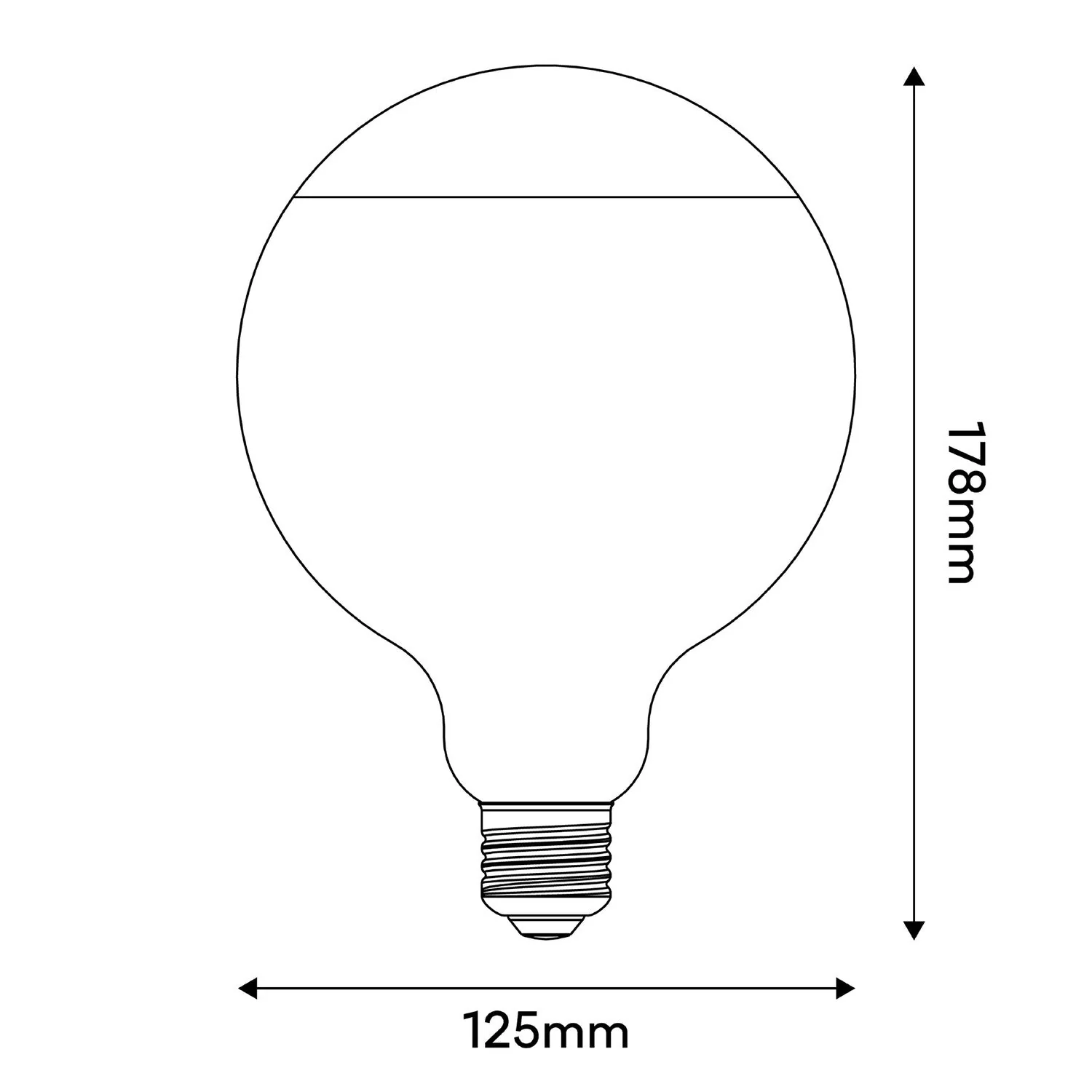 LED-Glühbirne Lucia G125 4,8W 806Lm E27 2700K Dimmbar – Grün - Image 3
