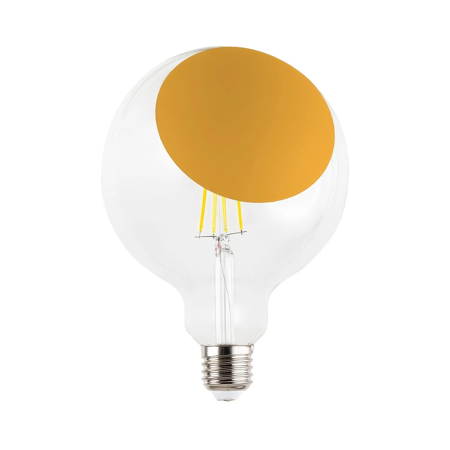 LED-Glühbirne Sofia G125 4,8W 806Lm E27 2700K dimmbar – Gelb