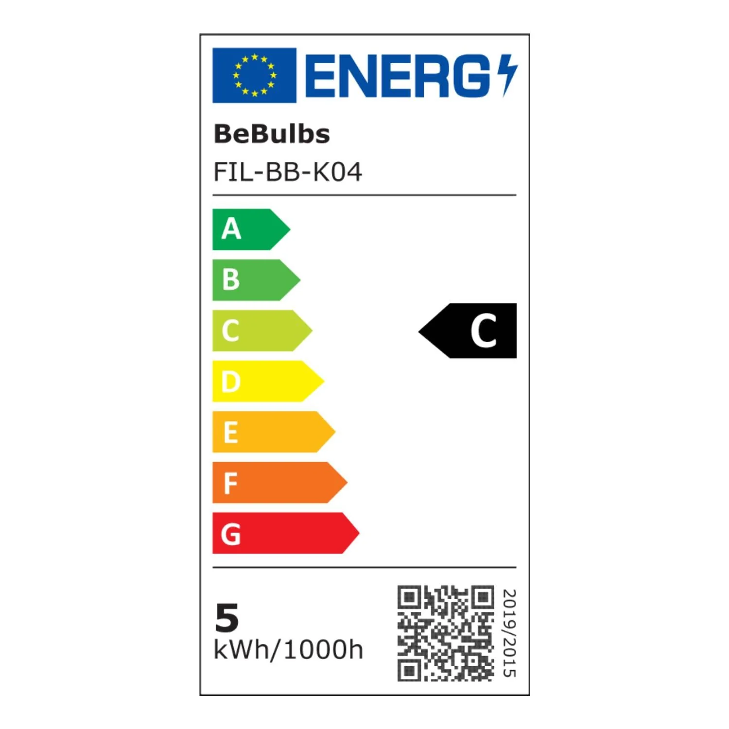LED-Glühbirne Sofia G125 4,8W 806Lm E27 2700K dimmbar – Schwarz - Image 2