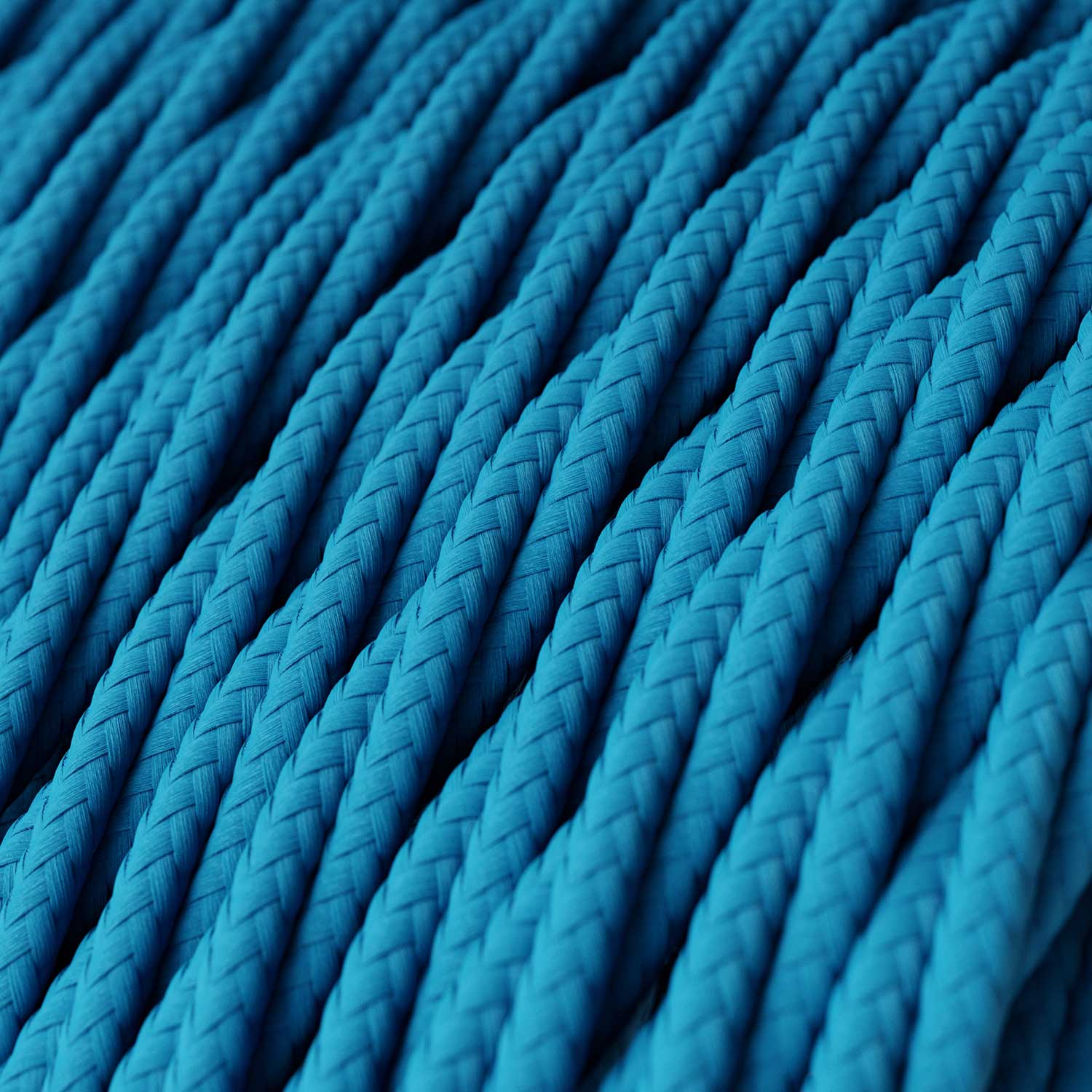 Gedrehtes elektrisches Kabel mit Hellblau Rayon – TM11 - Image 2