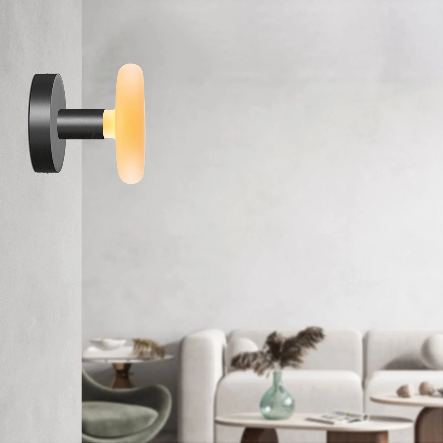 Fermaluce-Lampe aus Holz mit GlĂŒhbirne Dash â Schwarz - Image 2