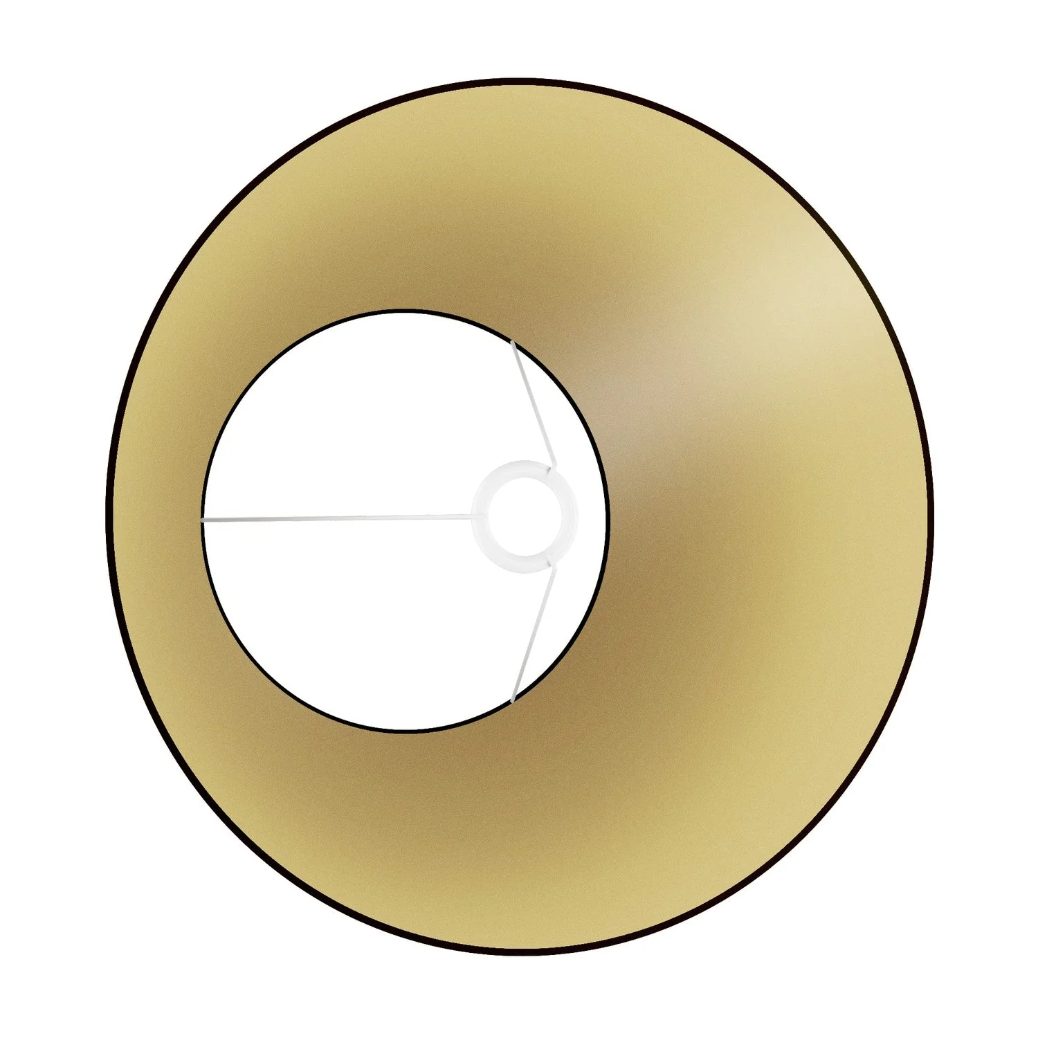 Impero-Lampenschirm L für Tischleuchten oder Wandleuchten mit E27-Fassung – Made in Italy – Schwarz/Gold - Image 3