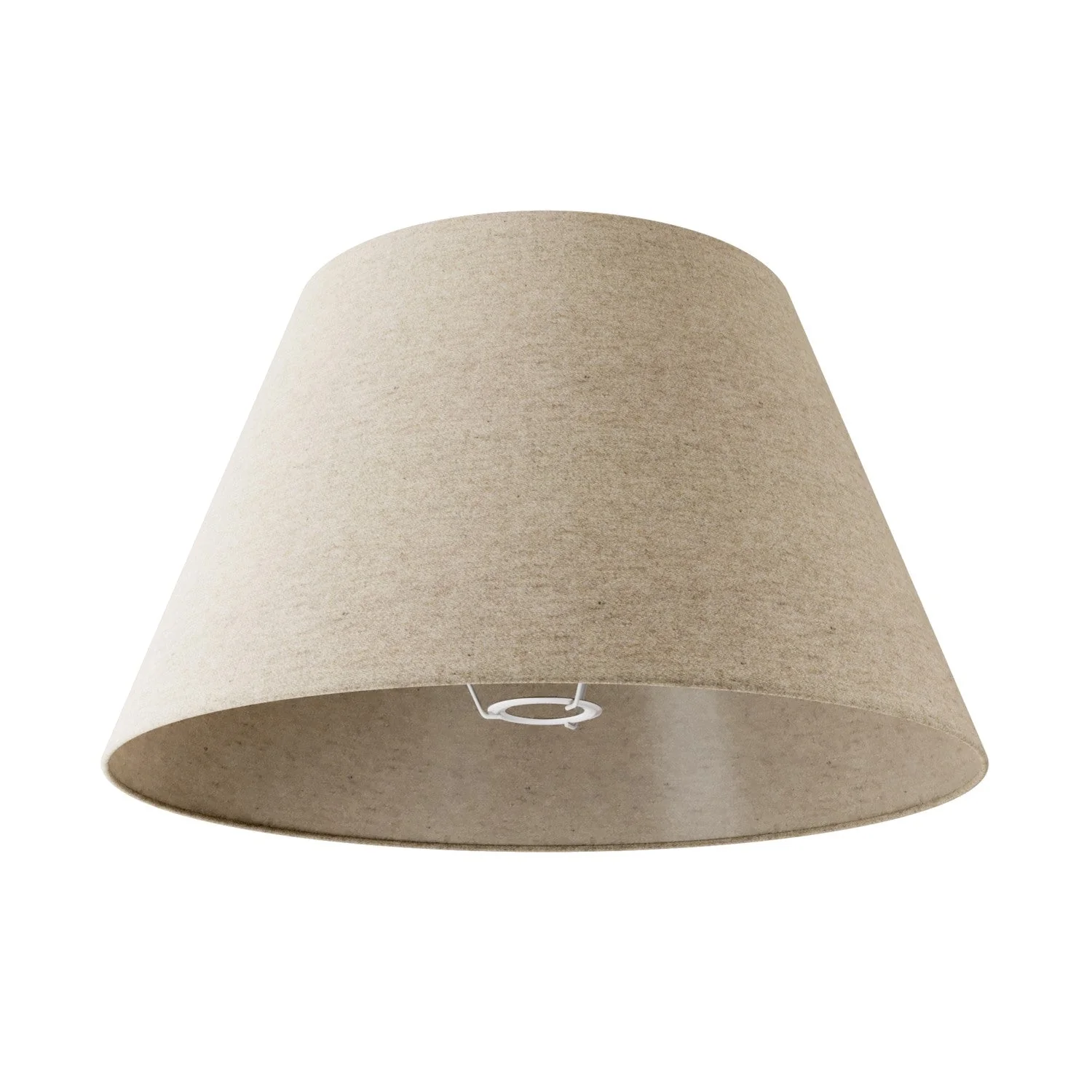 Impero Lampenschirm L für Tisch- oder Wandleuchte mit E27-Fassung – Made in Italy – Wolle Beige
