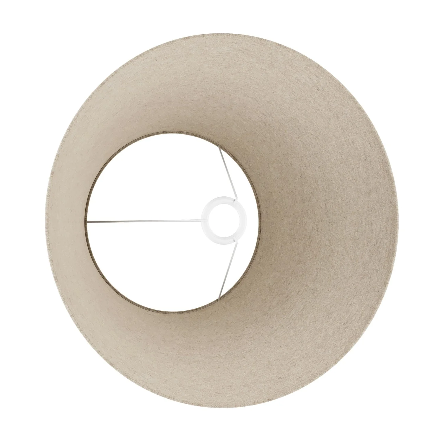 Impero Lampenschirm L für Tisch- oder Wandleuchte mit E27-Fassung – Made in Italy – Wolle Beige - Image 3