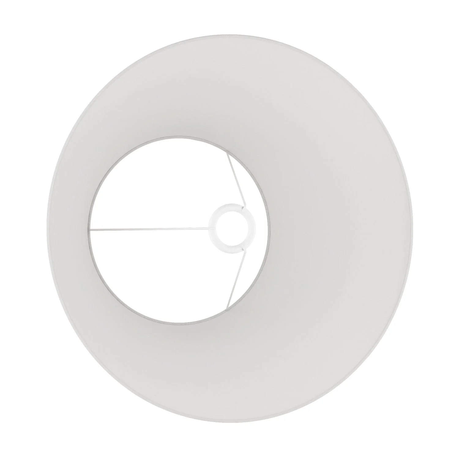 Impero L Lampenschirm für Tischleuchte oder Wandleuchte mit E27-Fassung – Made in Italy – Naturleinen - Image 3