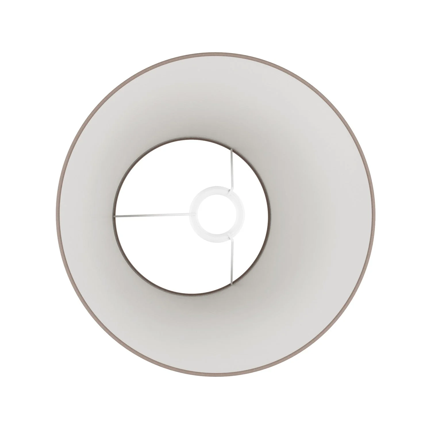 Impero M Lampenschirm aus Stoff für Stehleuchte mit E27-Fassung – Made in Italy – Arenal Asche - Image 3