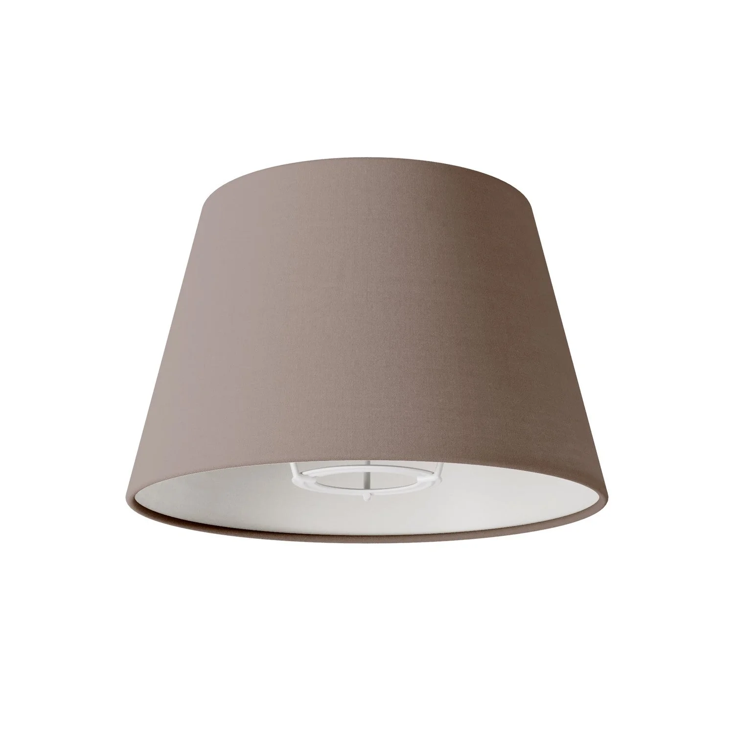 Impero S Lampenschirm mit E27-Fassung für Tischlampe oder Wandleuchte – Made in Italy – Arenal Asche
