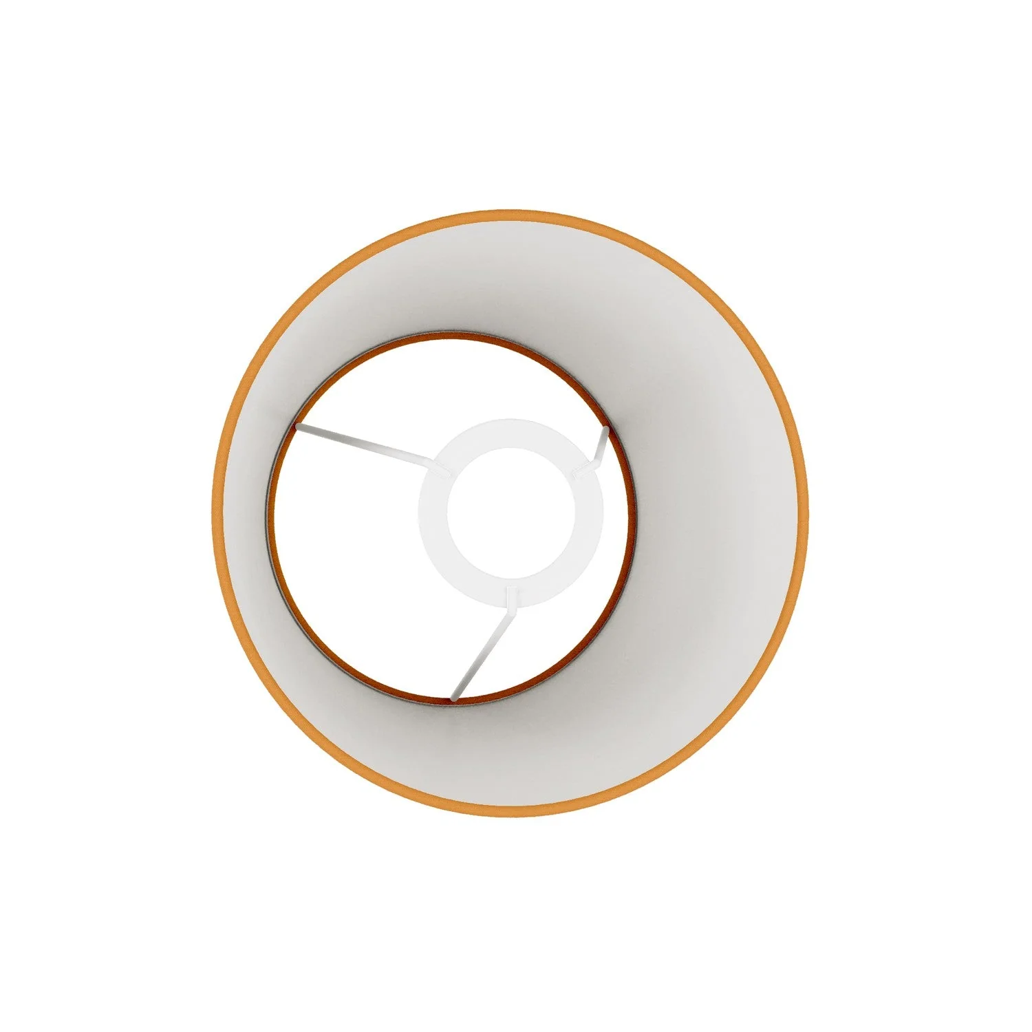 Lampenschirm Impero S mit E27-Fassung für Tischleuchte oder Wandleuchte – Made in Italy – Stoff Mandarino - Image 3
