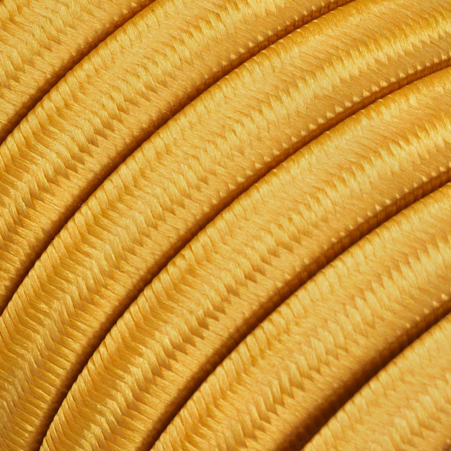 Lichterkettendraht, ummantelt mit Goldfadenstoff CM05