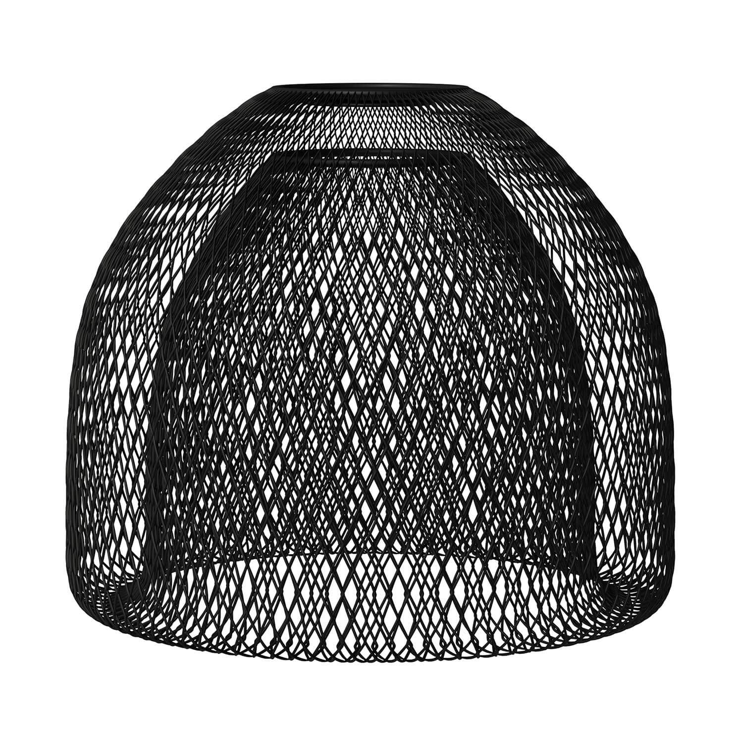 Lampenschirm-Gitter GhostBell XL aus Metall mit E27-Fassung – Schwarz - Image 3