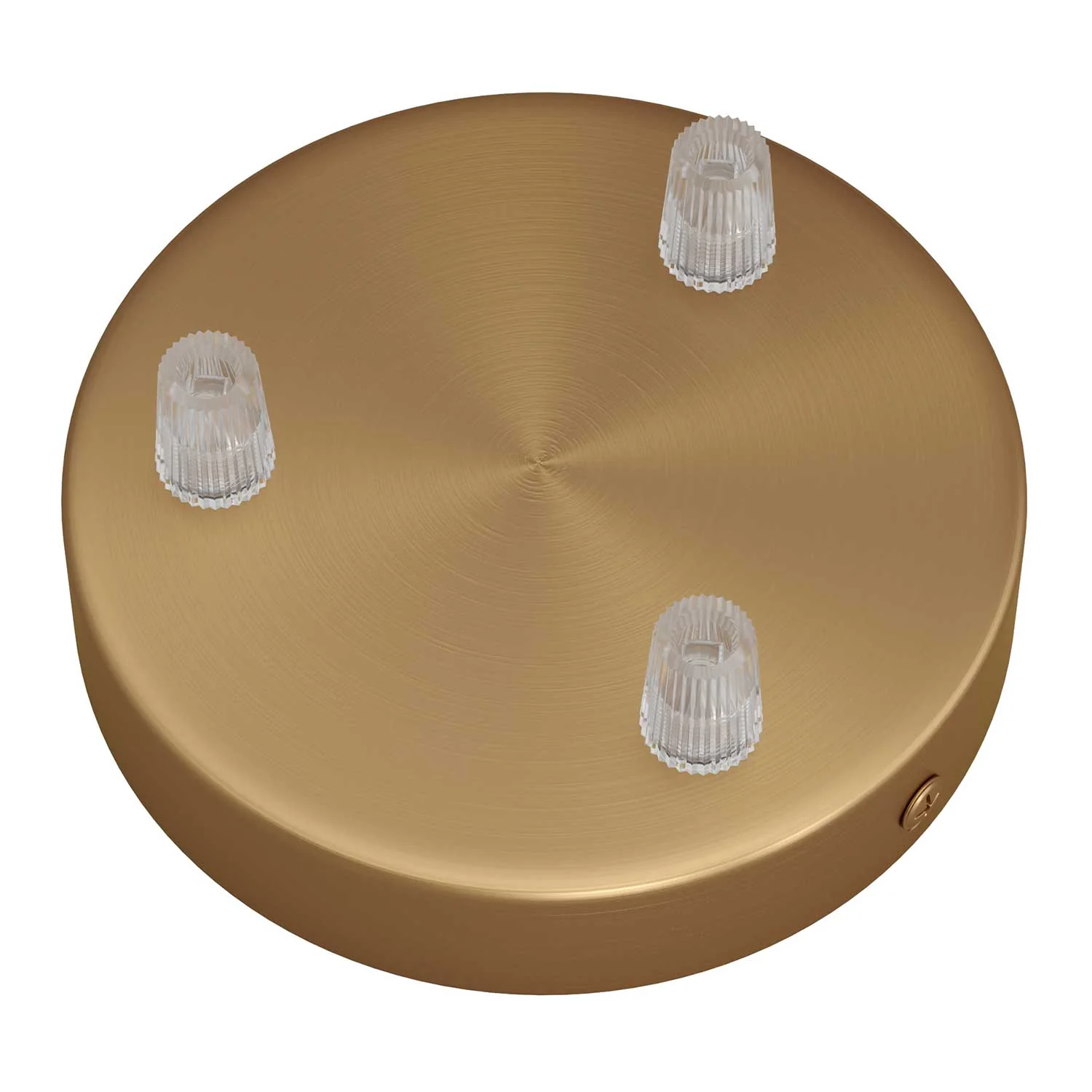 Zylindrisches Baldachin-Kit aus Metall mit 3 Löchern – Gebürstetes Bronze - Image 2