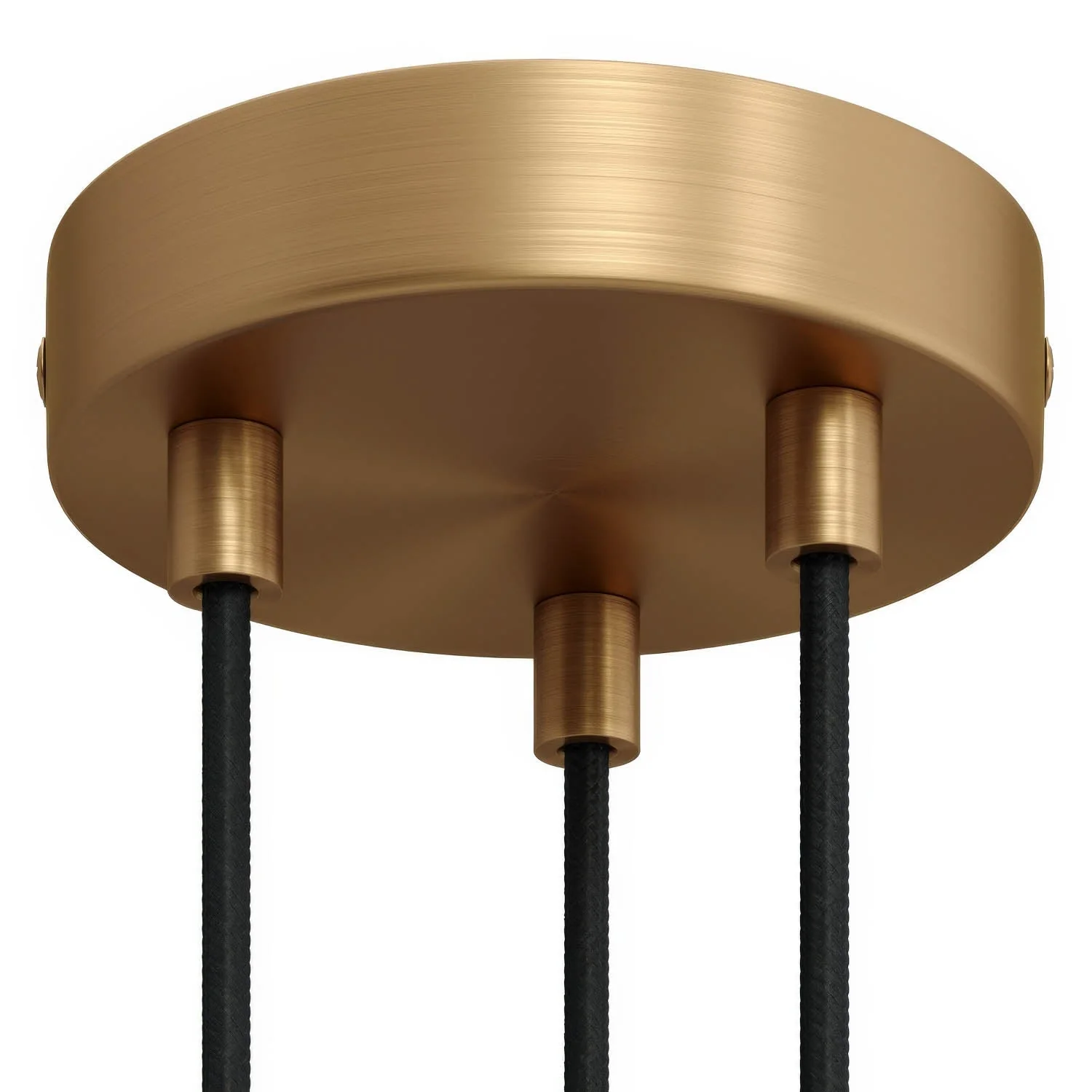 Zylindrisches Baldachin-Kit aus Metall mit 3 Löchern – Gebürstetes Bronze - Image 6