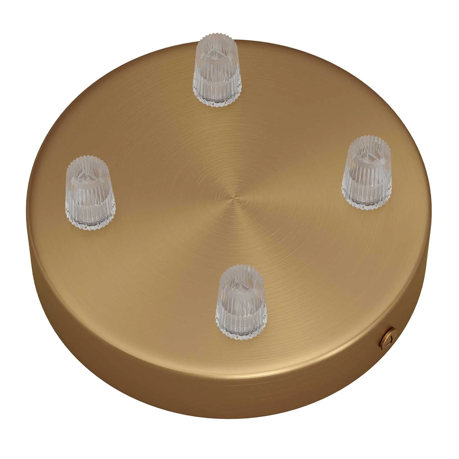 Zylindrischer 4-fach Baldachin aus Metall – Gebürstetes Bronze - Image 2