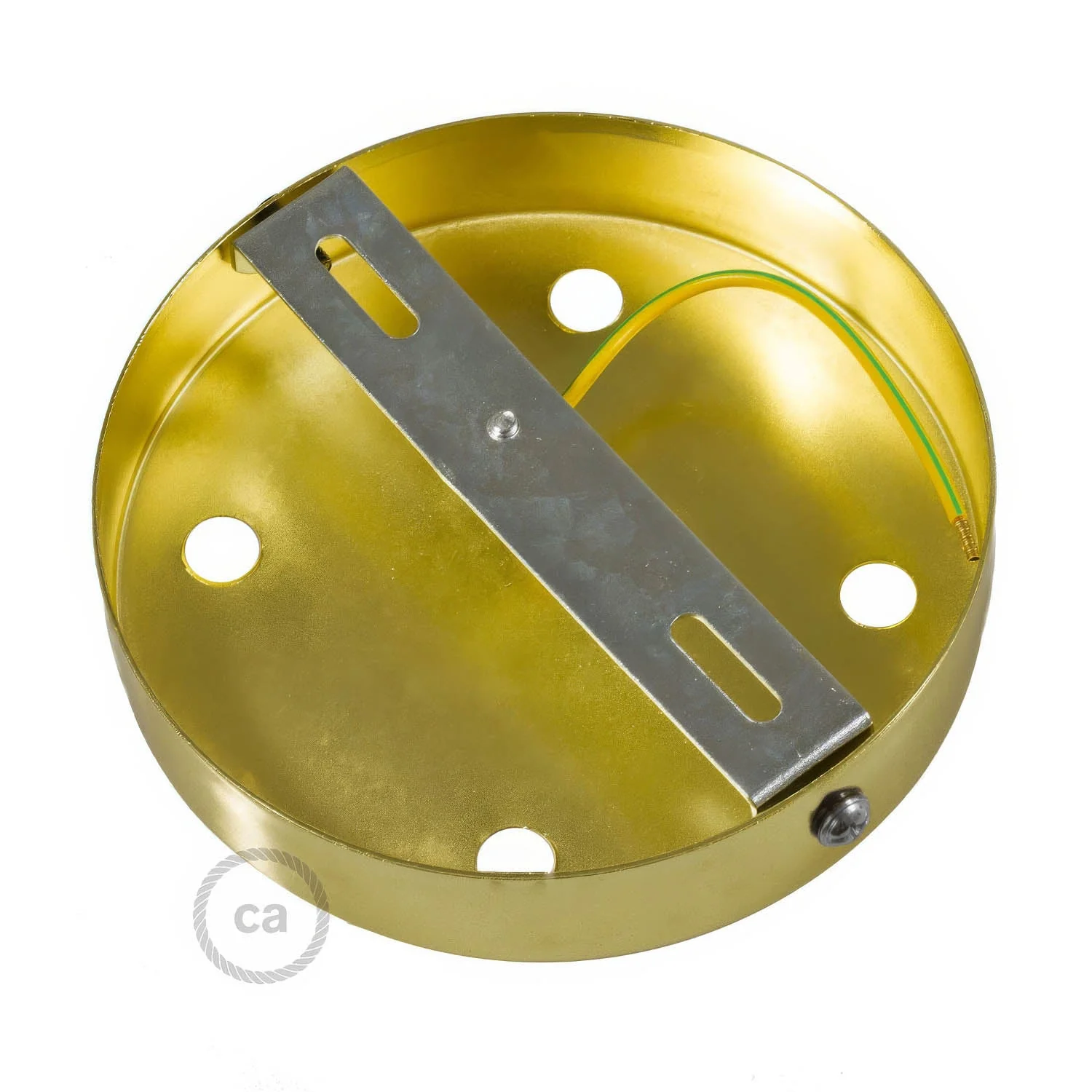 Zylindrischer 4-fach Baldachin aus Metall – Gebürstetes Bronze - Image 4