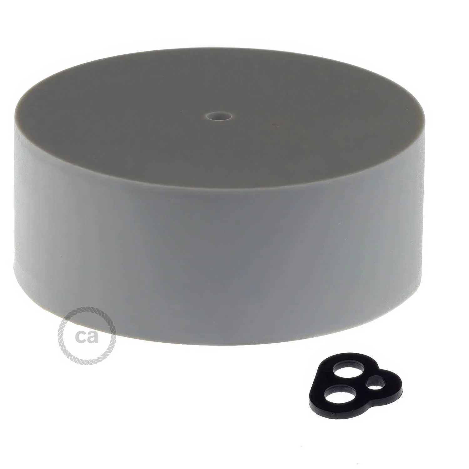 Kit Lampenbaldachin zylindrisch aus Silikon - Grau - Image 3