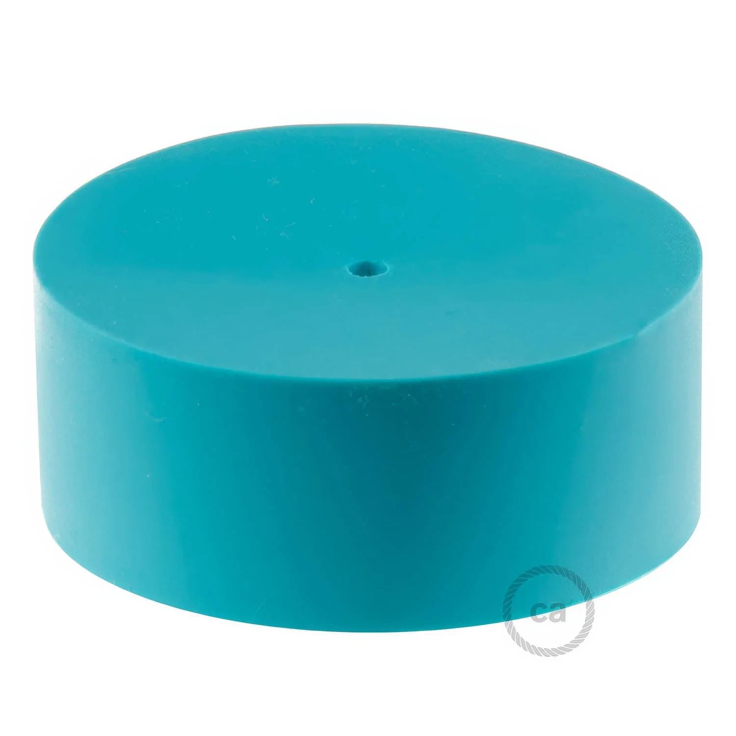 Kit zylindrischer Lampenbaldachin aus Silikon – Türkis - Image 2