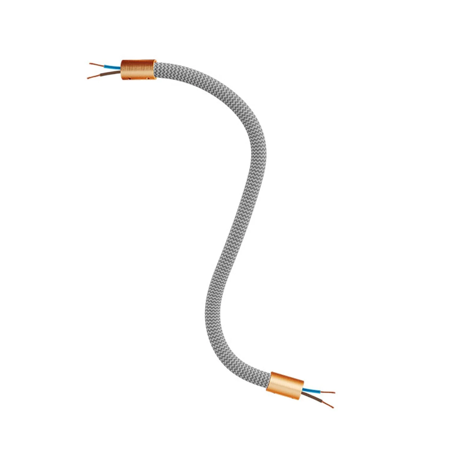 Kit Creative Flex flexibler Verlängerungsschlauch mit Stoffummantelung RM75 Titanio mit Metallendstücken - Image 26
