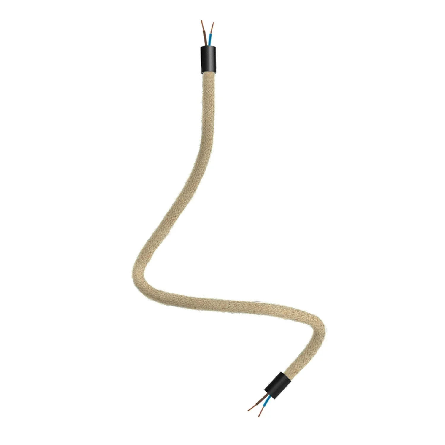 Creative Flex Kit – flexibles Verlängerungsrohr mit Jute RN06 Natur ummantelt und Metallenden - Image 15