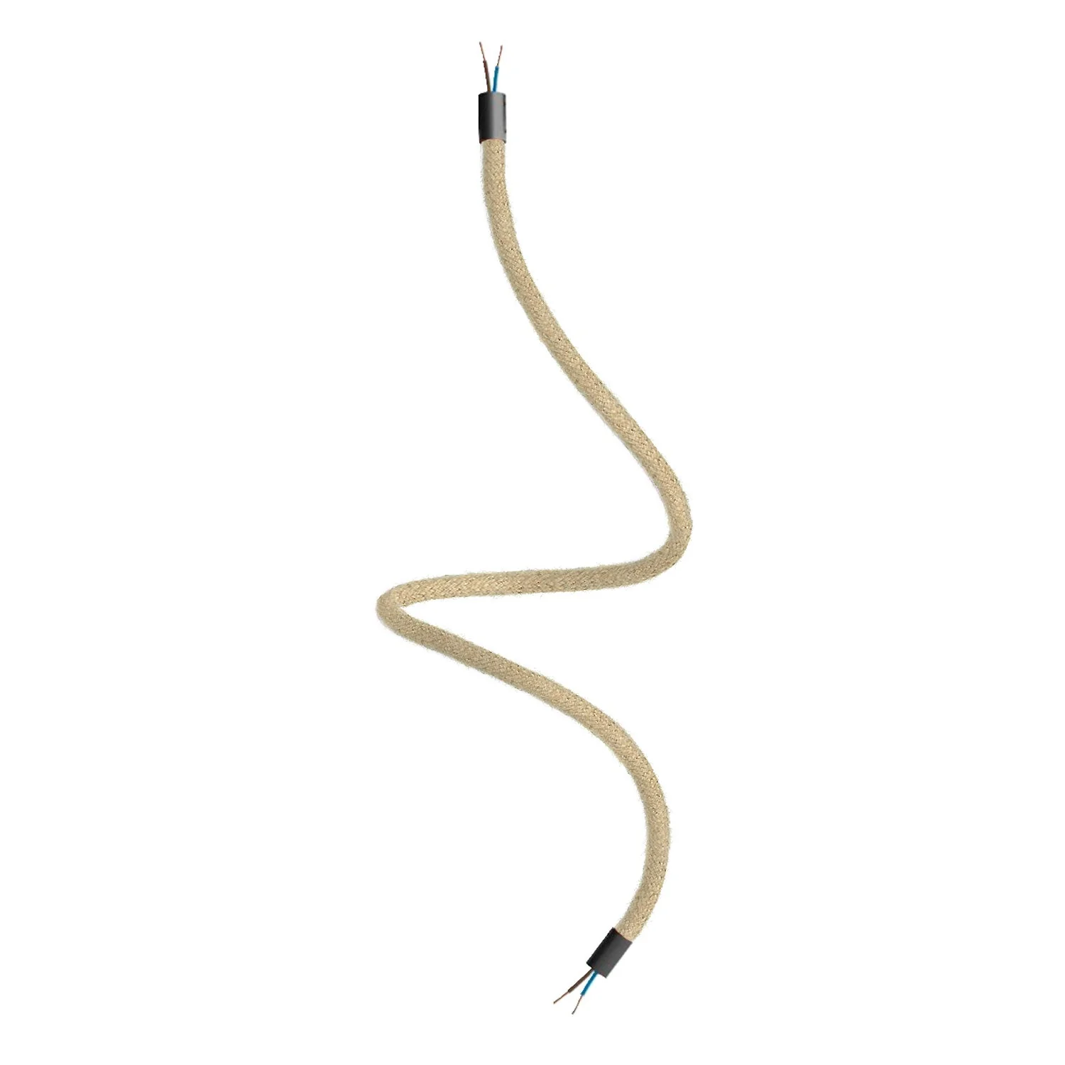 Creative Flex Kit – flexibles Verlängerungsrohr mit Jute RN06 Natur ummantelt und Metallenden - Image 17