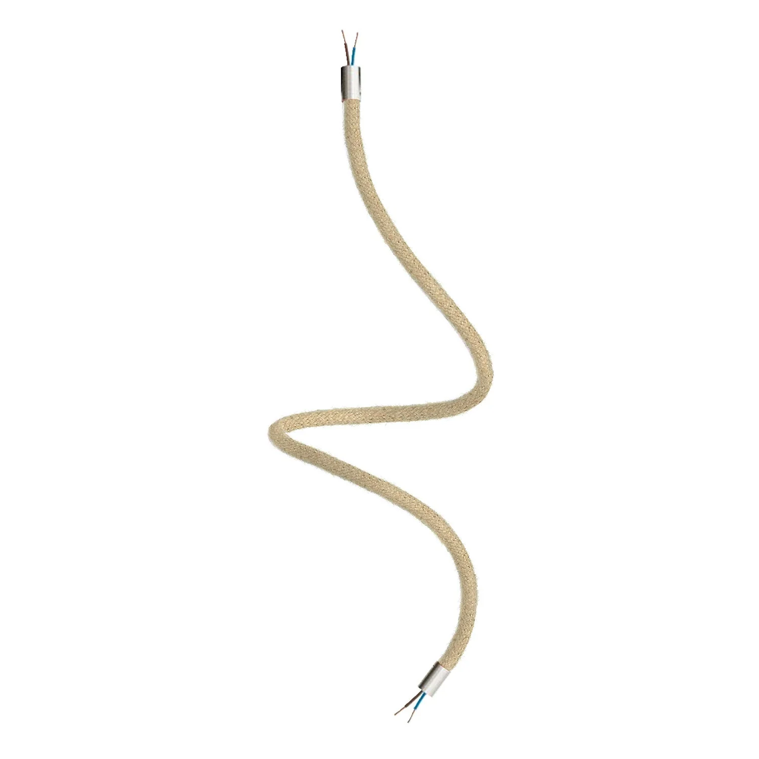 Creative Flex Kit – flexibles Verlängerungsrohr mit Jute RN06 Natur ummantelt und Metallenden - Image 24