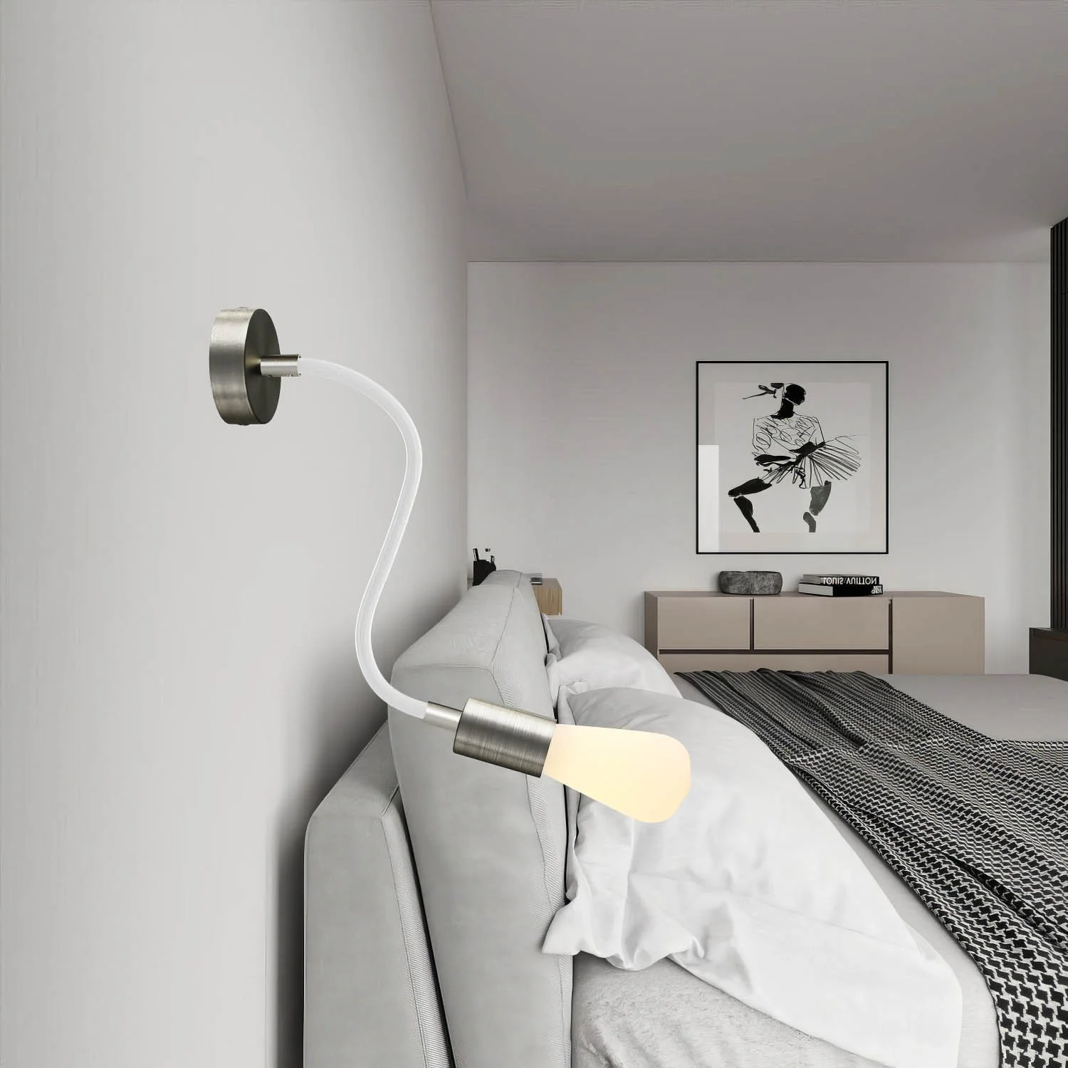 Kit Creative Flex flexibles Verlängerungsrohr mit Stoffbezug RM02 Silber und Metallenden - Image 20