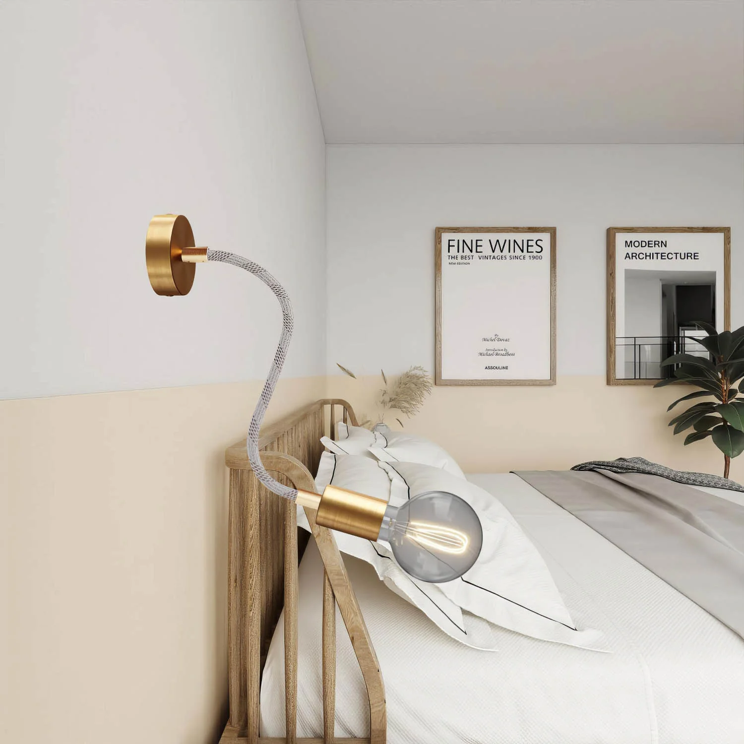 Kit Creative Flex flexibler Verlängerungsschlauch mit Stoffüberzug RM72 helles Mélange und Metallendstücken - Image 34