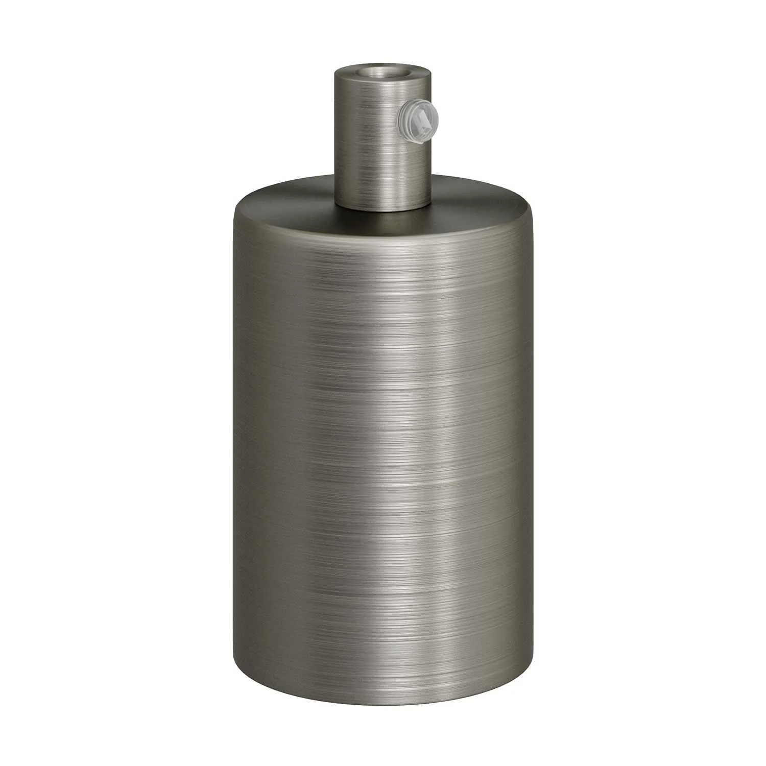 Zylindrisches E27 Lampenfassungskit aus Metall – Satin-Titan - Image 7