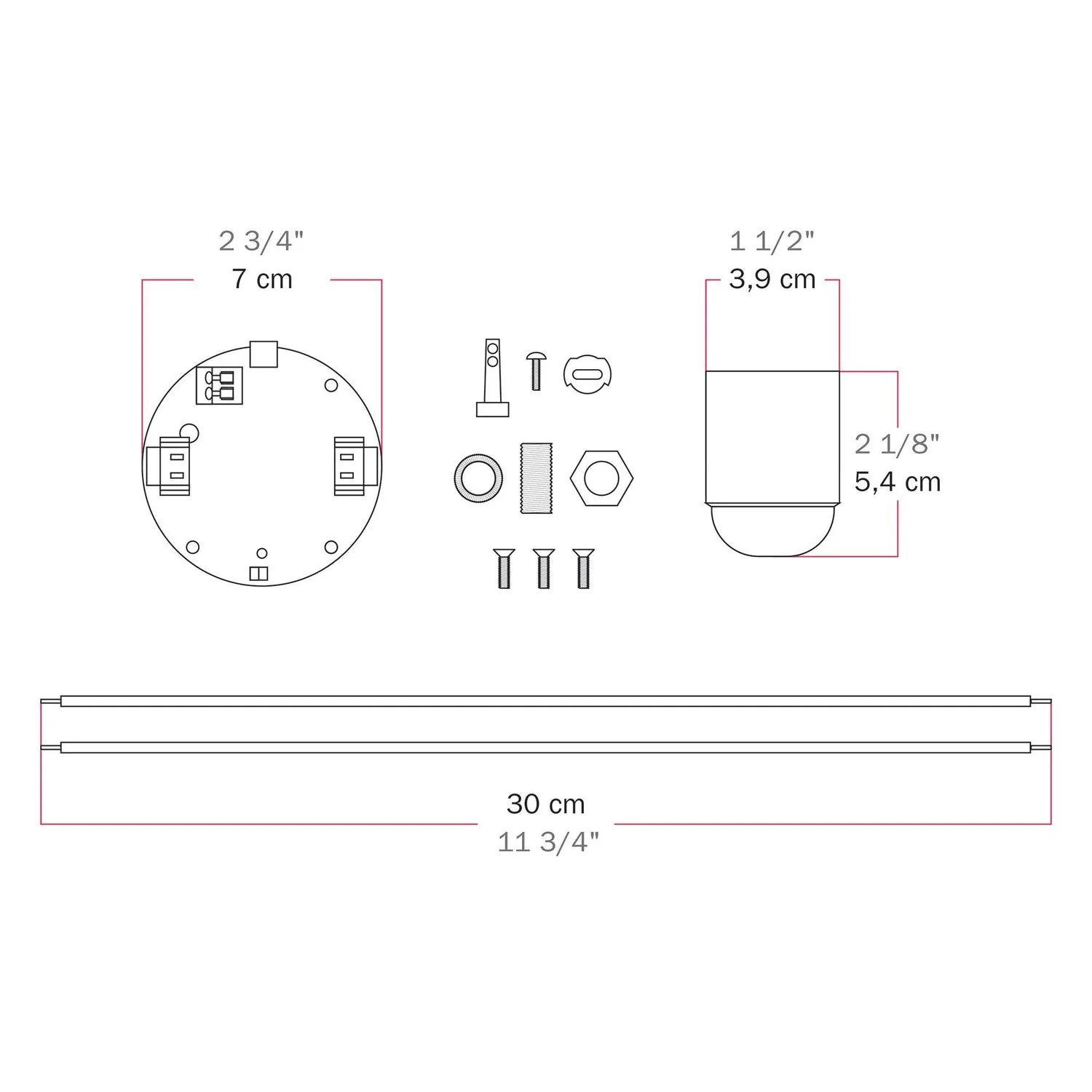 Elektronischer Bausatz für batteriebetriebene 5V-USB‑C‑Lampen mit glatten E27-Lampenfassungen – Weiß - Image 7