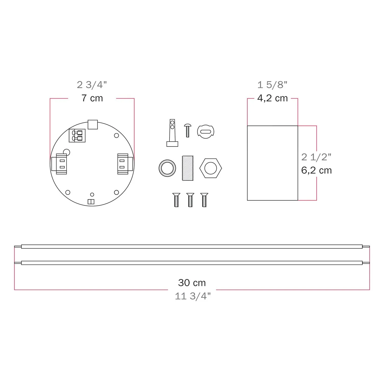Elektronischer Bausatz für batteriebetriebene 5V‑USB‑C‑Lampen mit E27‑Lampenfassungen – Satiniertes Titan - Image 6