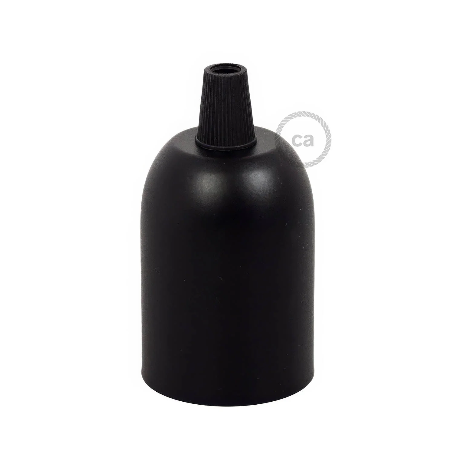 Kit Lampenfassungen E27 halbkugelförmig aus Metall - Schwarz - Image 3