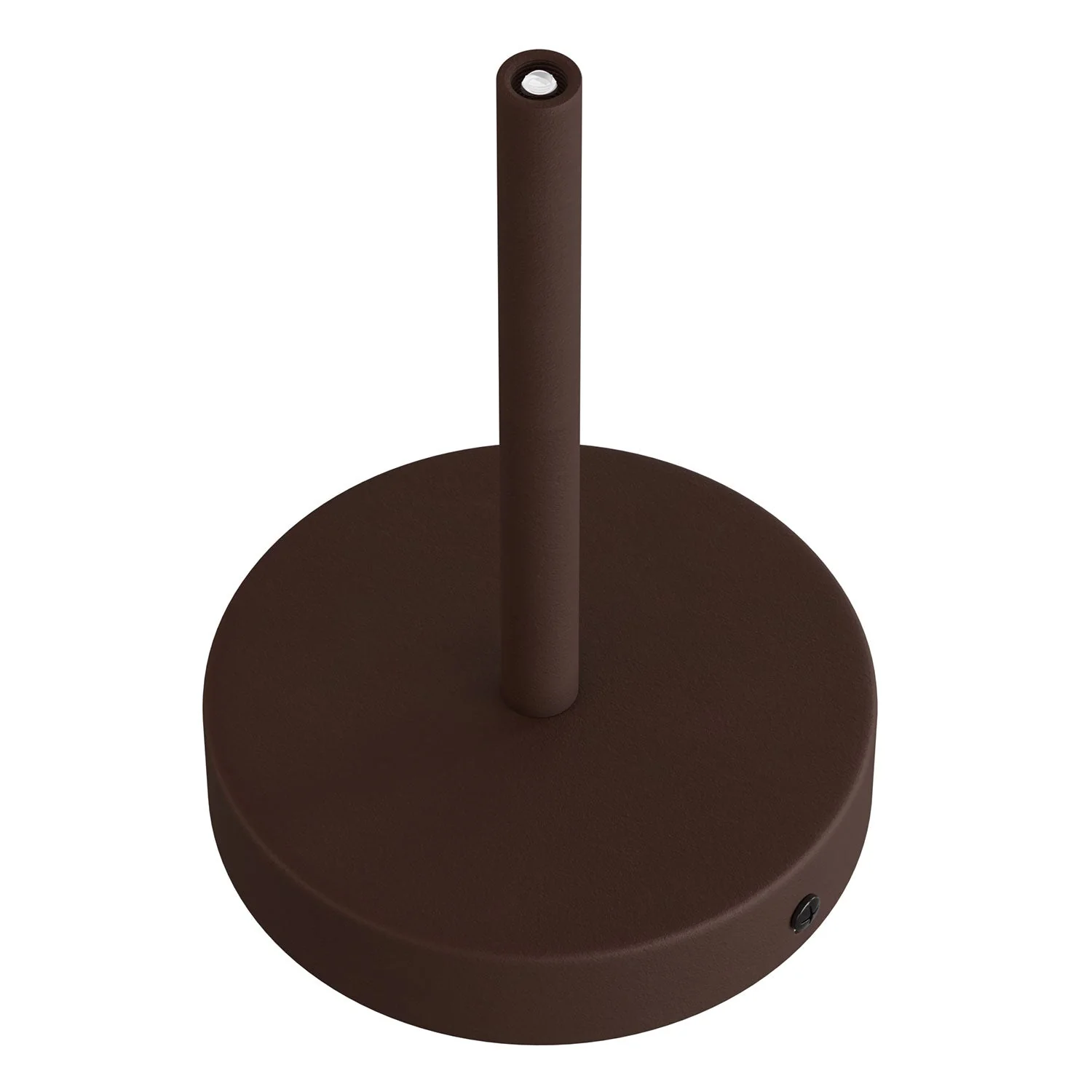 Zylindrisches Metalldeckenbaldachin-Set mit 15 cm Kabelklemme – Dunkel rostfarben lackiert - Image 2