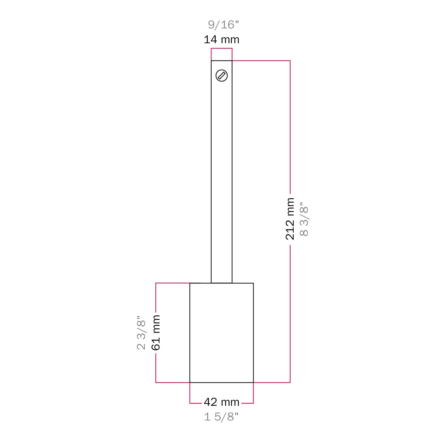 E27-Fassungs-Kit, zylindrisch aus Metall, mit 15 cm Zugentlastung – Satiniertes Kupfer - Image 4