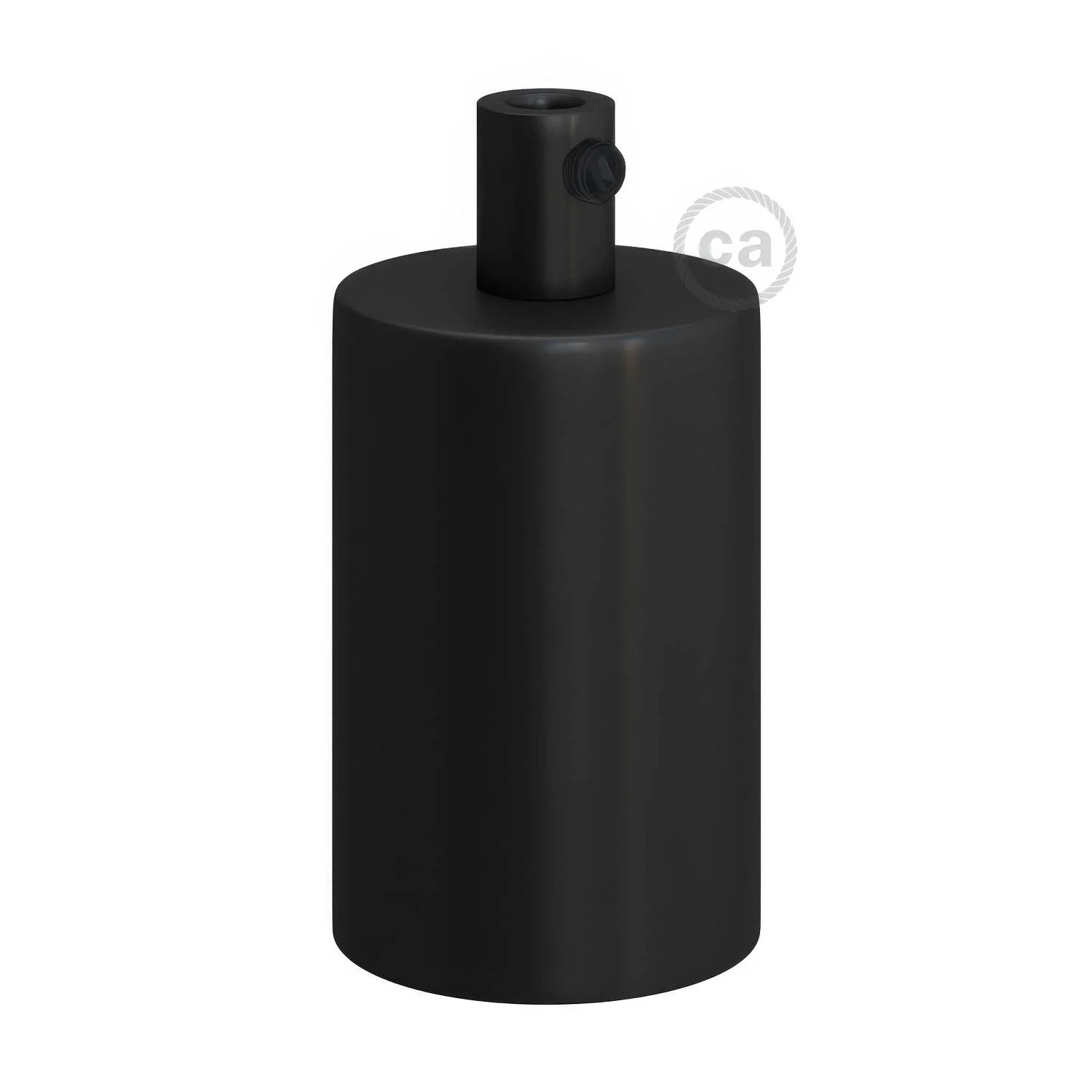 Kit Lampenfassungen E27 zylindrisch aus Metall - Schwarz - Image 7