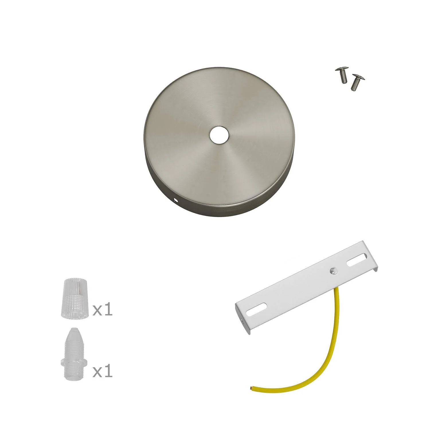 Mini-Baldachin-Kit aus Metall mit 1 zentralen Loch – Titansatiniert - Image 3