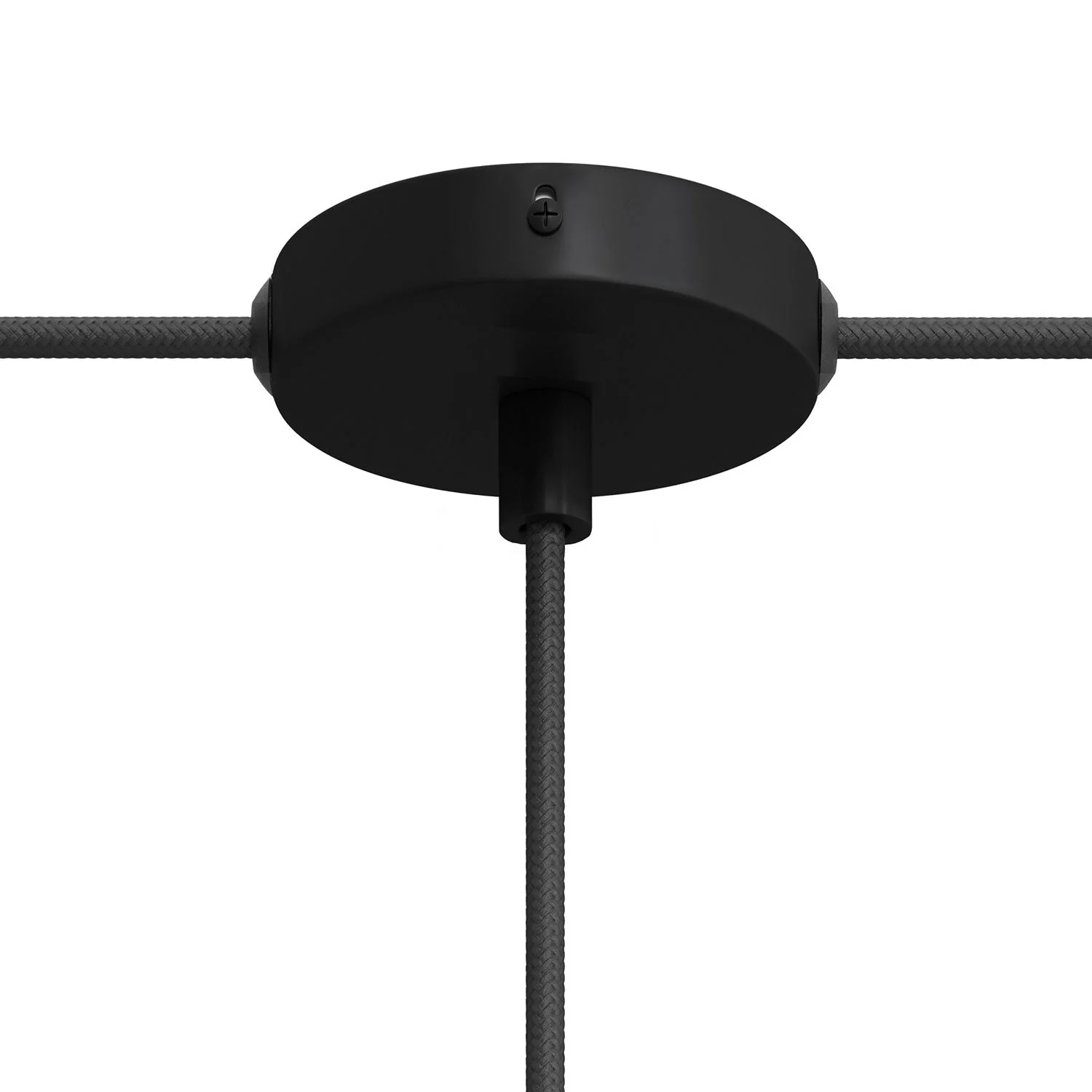 Mini-Baldachin-Metallkit mit 1 zentralem und 2 seitlichen Löchern – Schwarz - Image 5