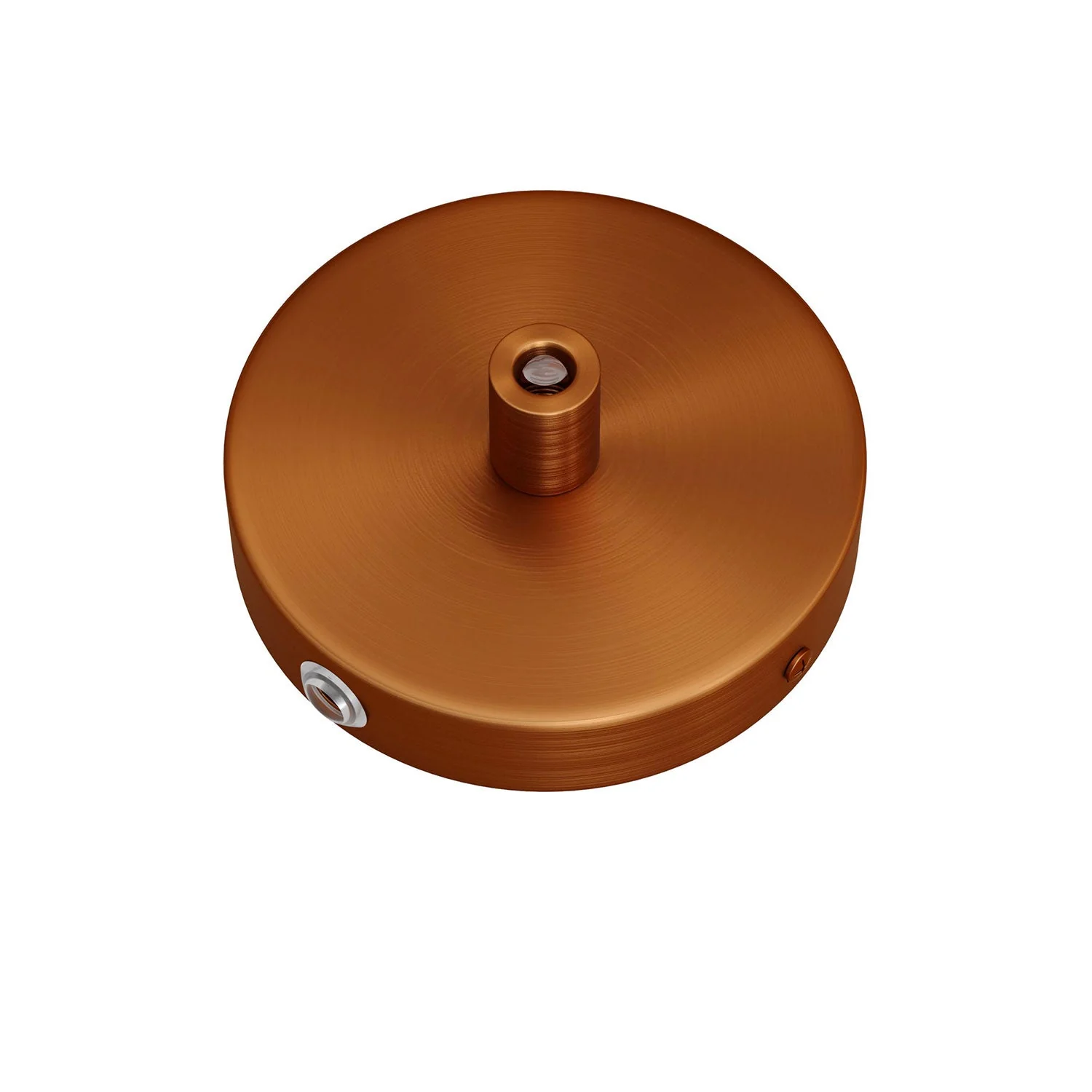 Mini-zylindrisches Metall-Baldachin-Kit mit 1 mittigem und 2 seitlichen Löchern – Satin-Kupfer - Image 6