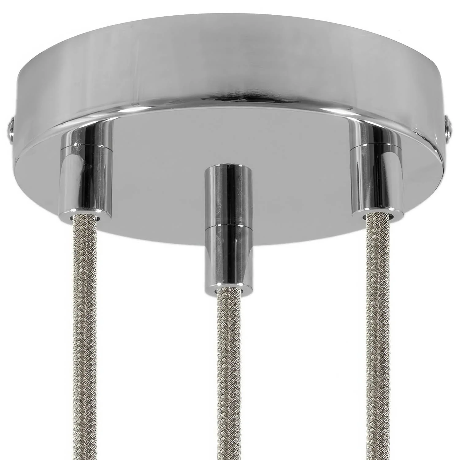Kit Metall-Zylinderbaldachin mit 3 Löchern – Chrom - Image 6
