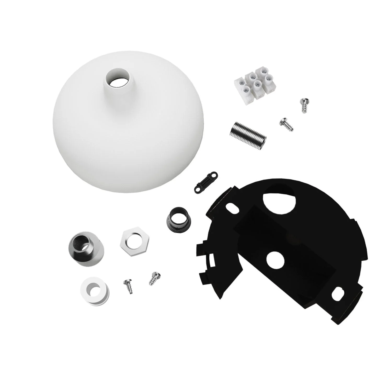 Silikon-Baldachin-Kit mit Zentralloch und Vorrichtung für Seitenloch - Weiß - Image 2