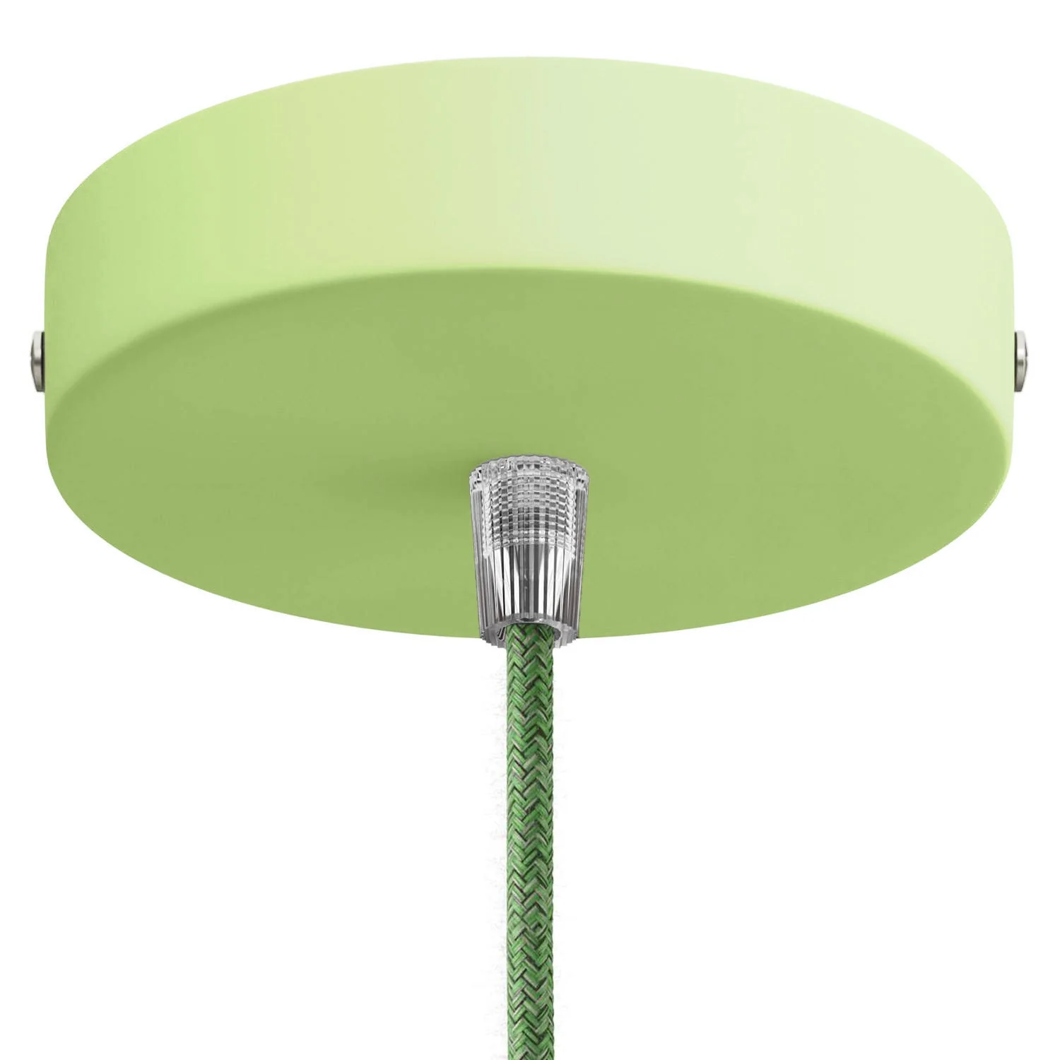 Zylinderförmiges Metall-Rosetten-Kit – Wiesengrün