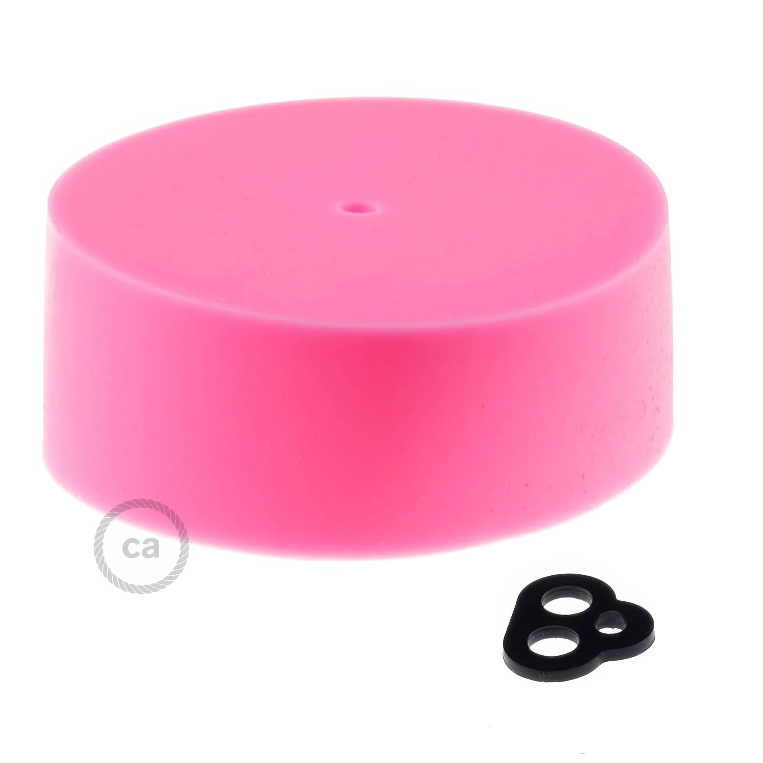 Kit zylindrischer Lampenbaldachin aus Silikon – Rosa - Image 3