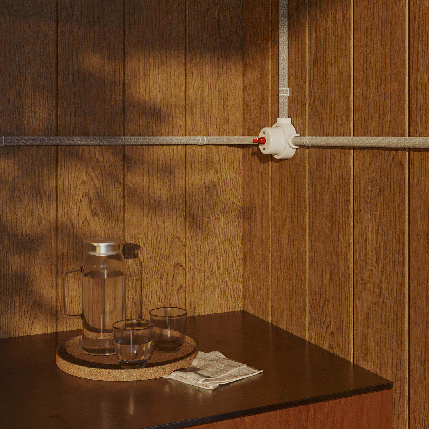 Schalter/Wechsler-Kit mit Flügelmutter und Basis für Creative-Tubes aus weißem Porzellan - Image 67