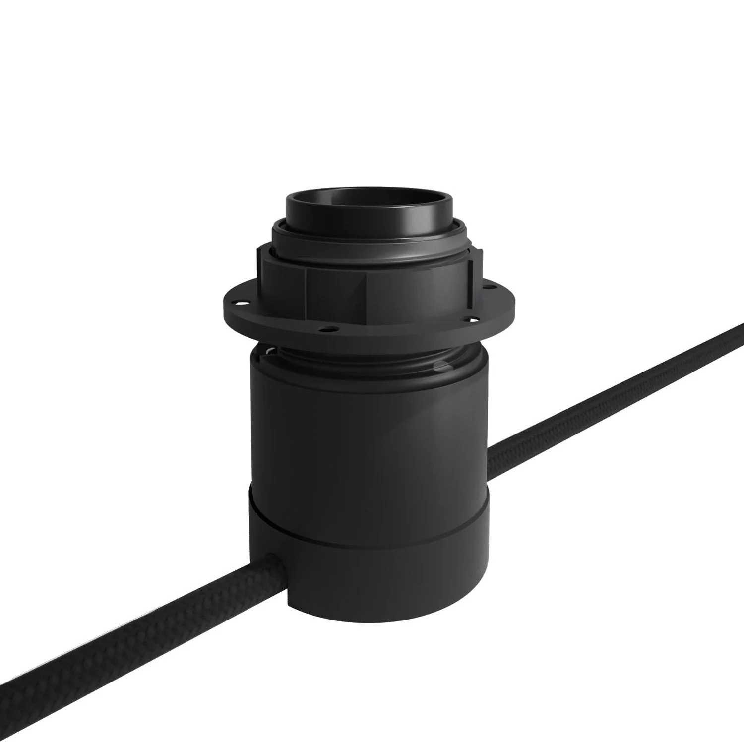 Kit Spostaluce mit Lampenfassungen E27 für Lampenschirm - Schwarz